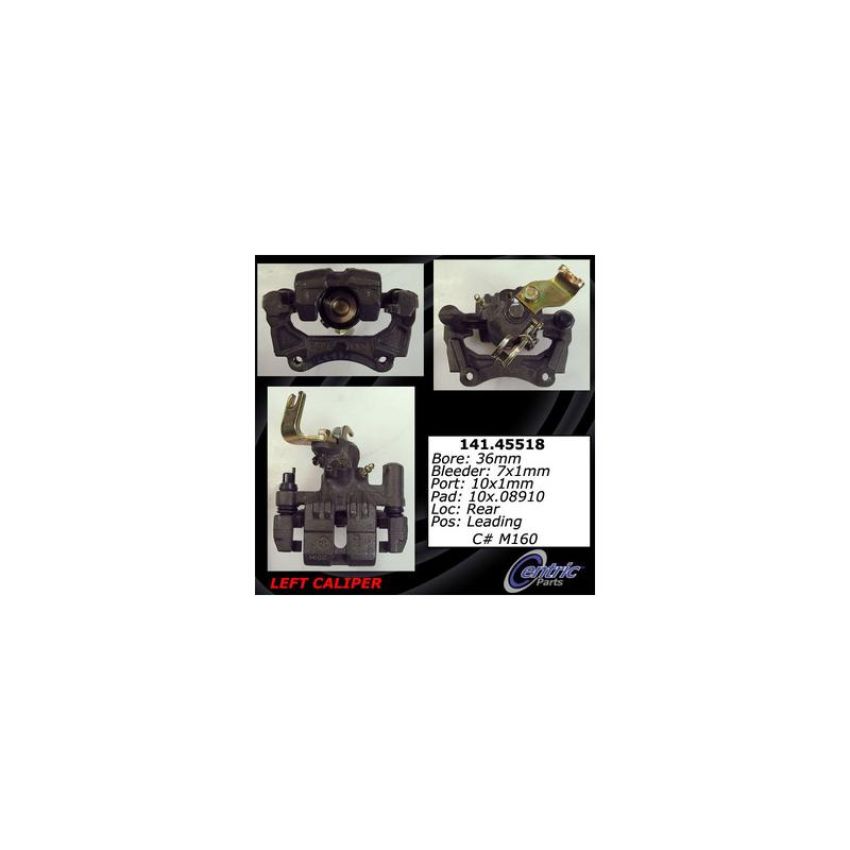 CENTRIC PARTS 141.45518 Centric Semi-Loaded Brake Caliper