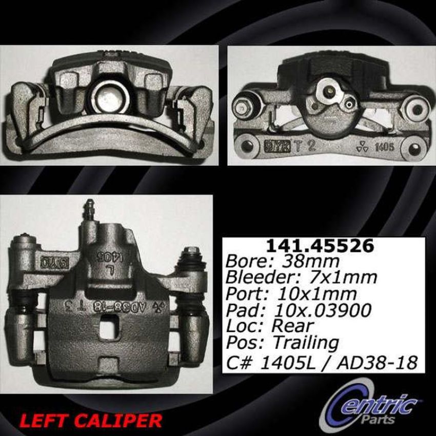 CENTRIC PARTS 141.45525 Centric Semi-Loaded Brake Caliper