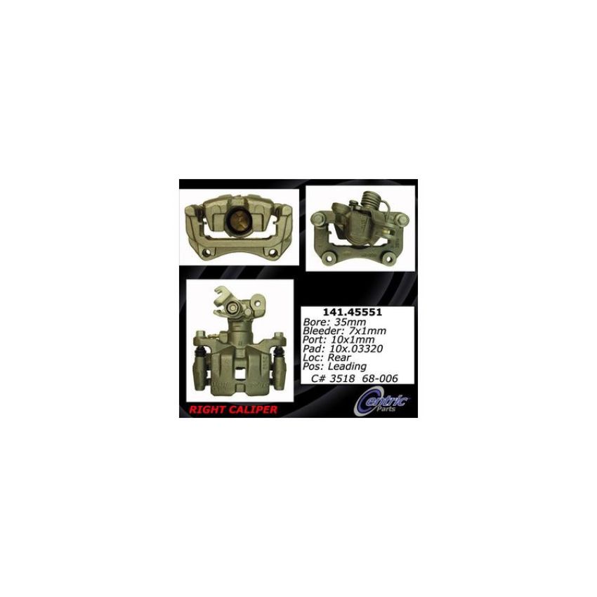CENTRIC PARTS 141.45551 Centric Semi-Loaded Brake Caliper
