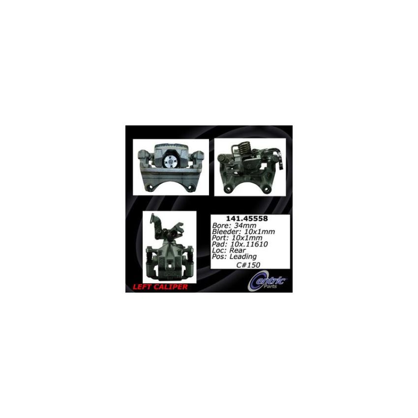 CENTRIC PARTS 141.45558 Centric Semi-Loaded Brake Caliper