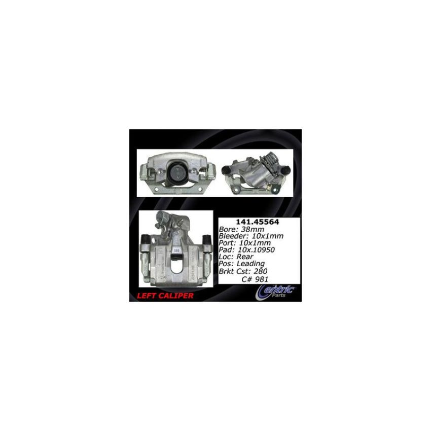 CENTRIC PARTS 141.45564 Centric Semi-Loaded Brake Caliper