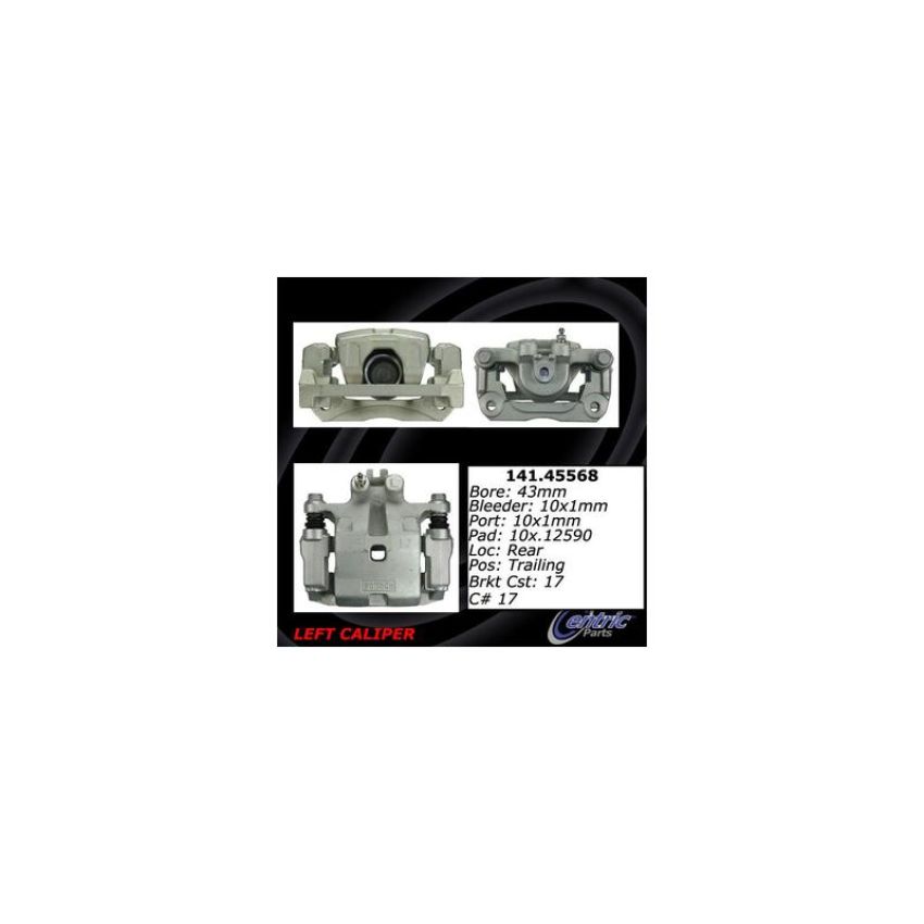 CENTRIC PARTS 141.45568 Centric Semi-Loaded Brake Caliper