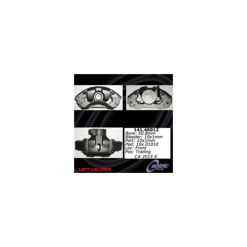 CENTRIC PARTS 141.46012 Centric Semi-Loaded Brake Caliper
