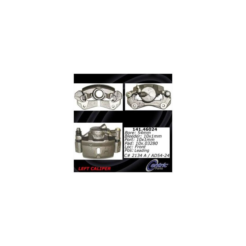 CENTRIC PARTS 141.46024 Centric Semi-Loaded Brake Caliper