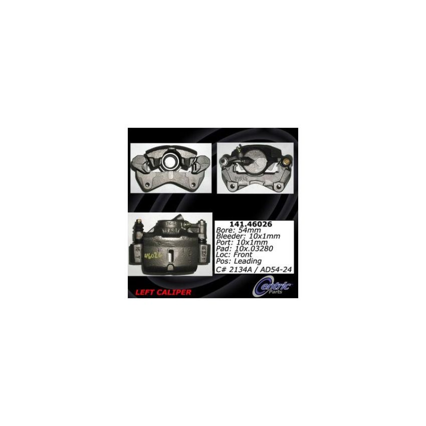 CENTRIC PARTS 141.46026 Centric Semi-Loaded Brake Caliper