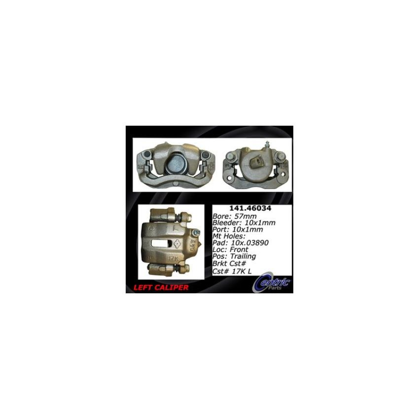 CENTRIC PARTS 141.46034 Centric Semi-Loaded Brake Caliper