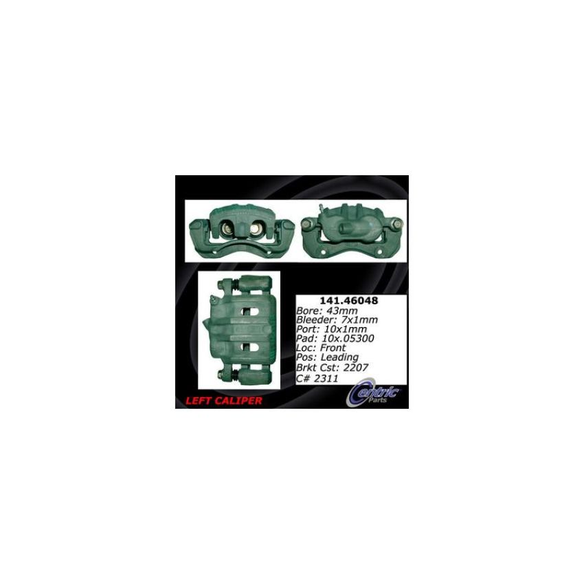 CENTRIC PARTS 141.46048 Centric Semi-Loaded Brake Caliper