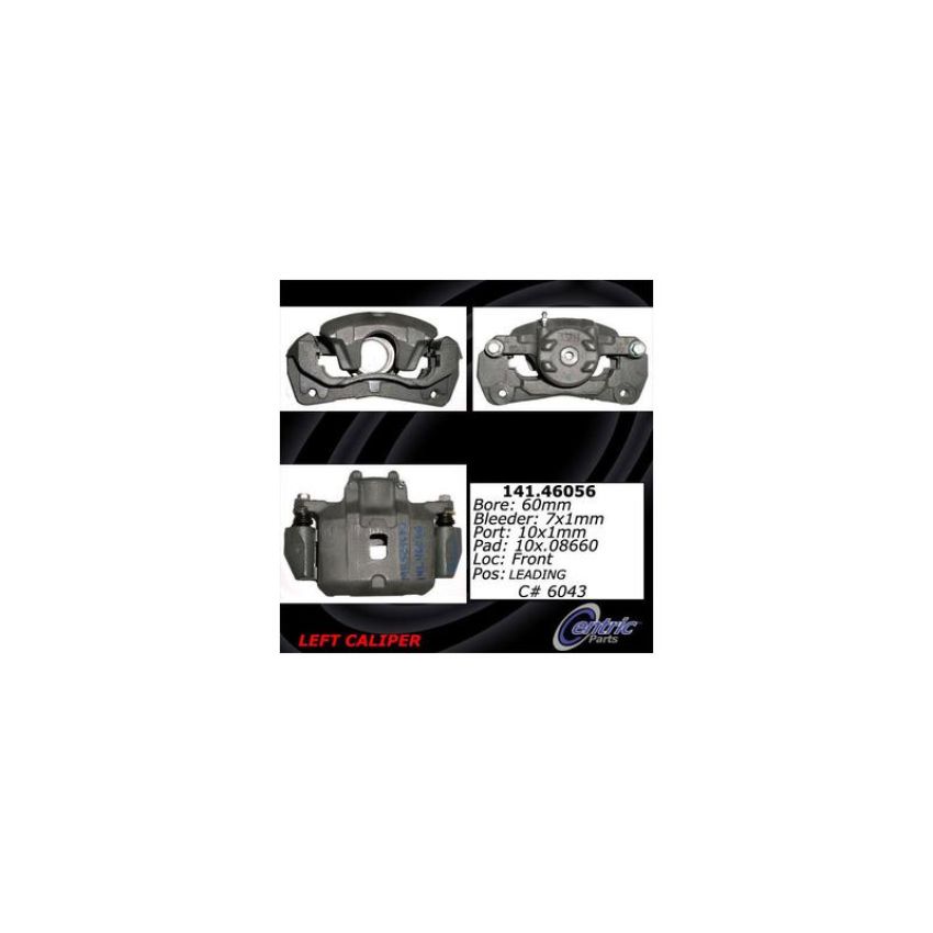 CENTRIC PARTS 141.46056 Centric Semi-Loaded Brake Caliper