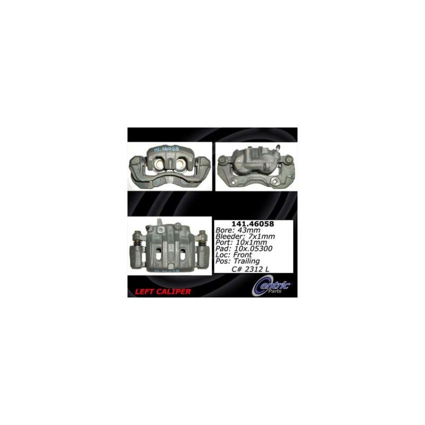 CENTRIC PARTS 141.46058 Centric Semi-Loaded Brake Caliper