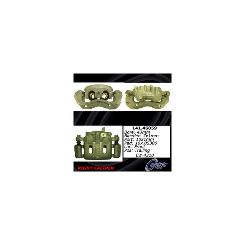 CENTRIC PARTS 141.46059 Centric Semi-Loaded Brake Caliper