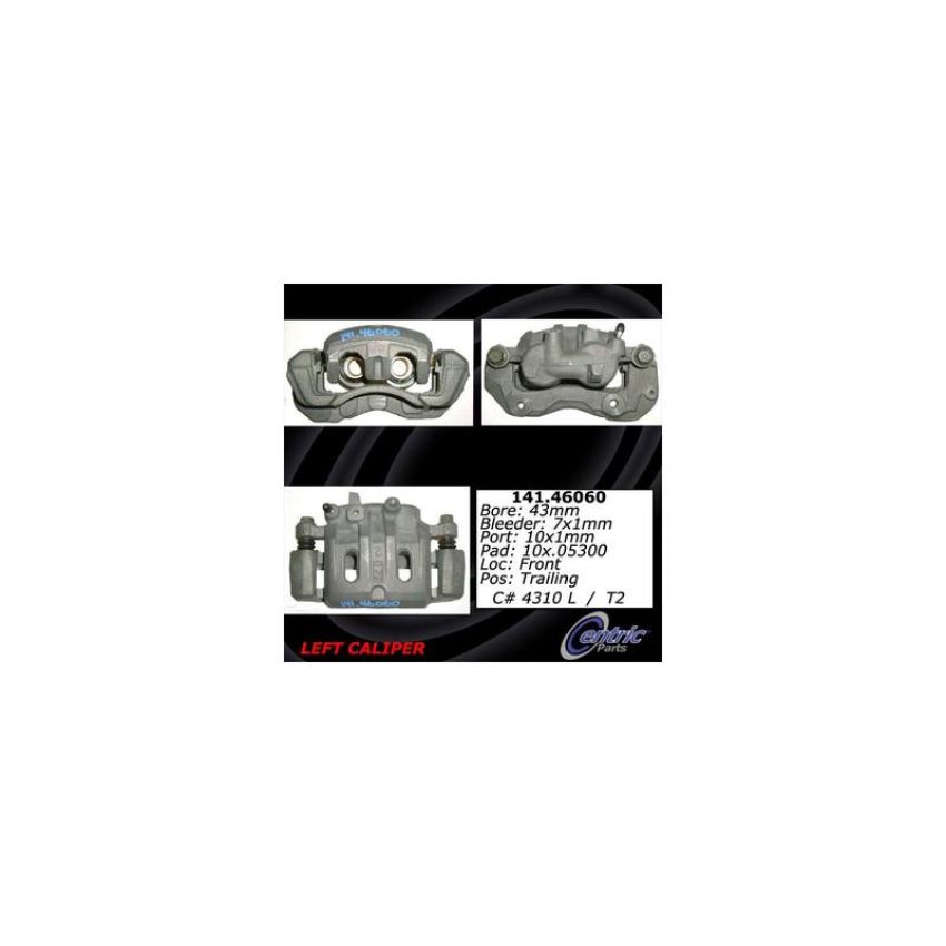 CENTRIC PARTS 141.46060 Centric Semi-Loaded Brake Caliper