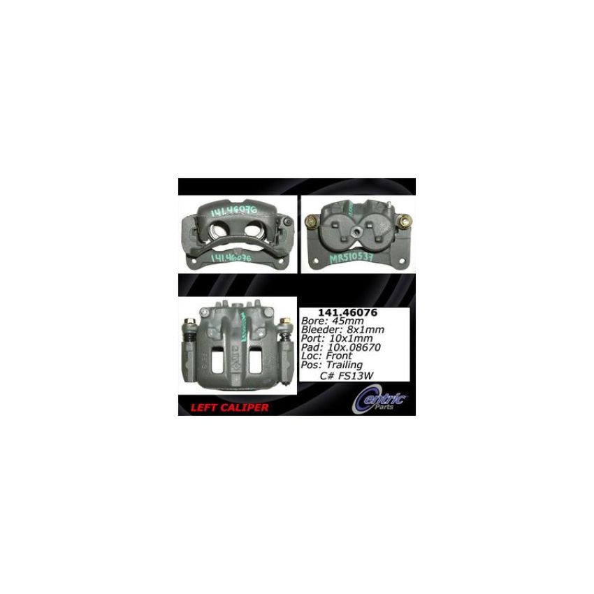 CENTRIC PARTS 141.46076 Centric Semi-Loaded Brake Caliper