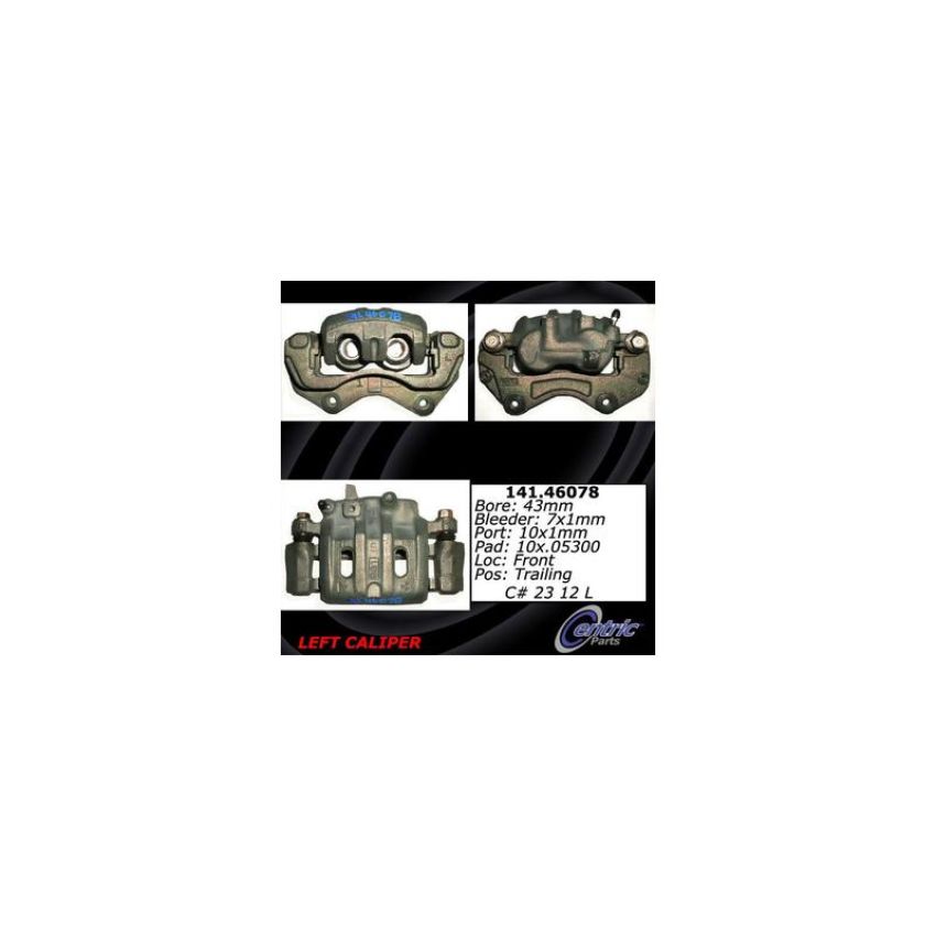 CENTRIC PARTS 141.46078 Centric Semi-Loaded Brake Caliper