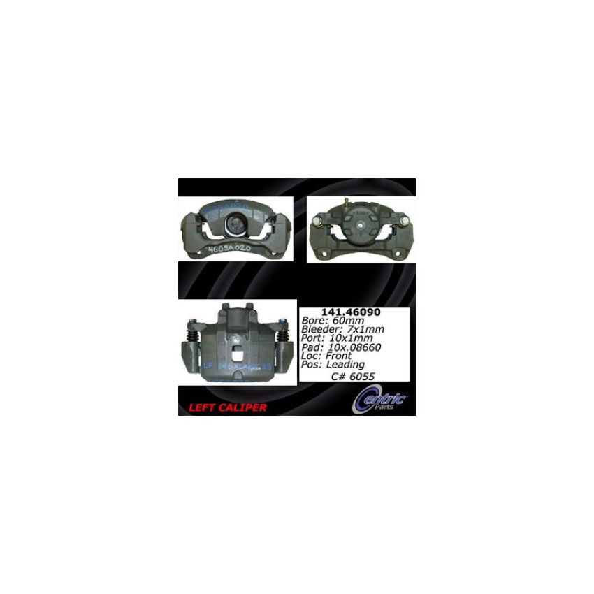 CENTRIC PARTS 141.46090 Centric Semi-Loaded Brake Caliper