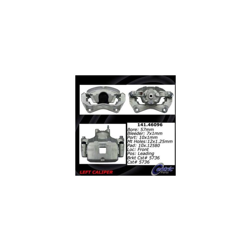 CENTRIC PARTS 141.46096 Centric Semi-Loaded Brake Caliper