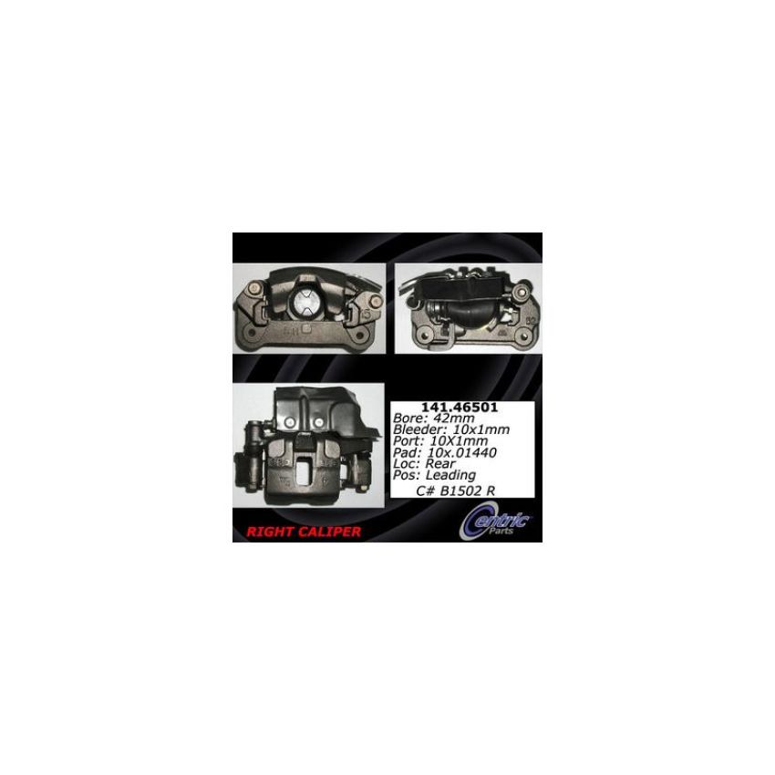 CENTRIC PARTS 141.46501 Centric Semi-Loaded Brake Caliper