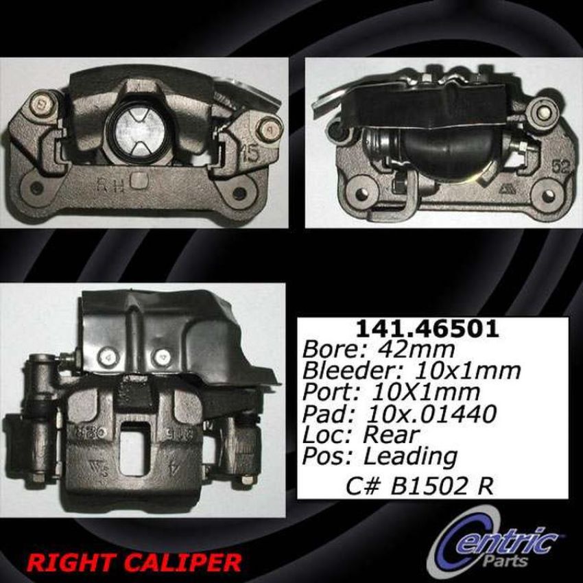 CENTRIC PARTS 141.46502 Centric Semi-Loaded Brake Caliper