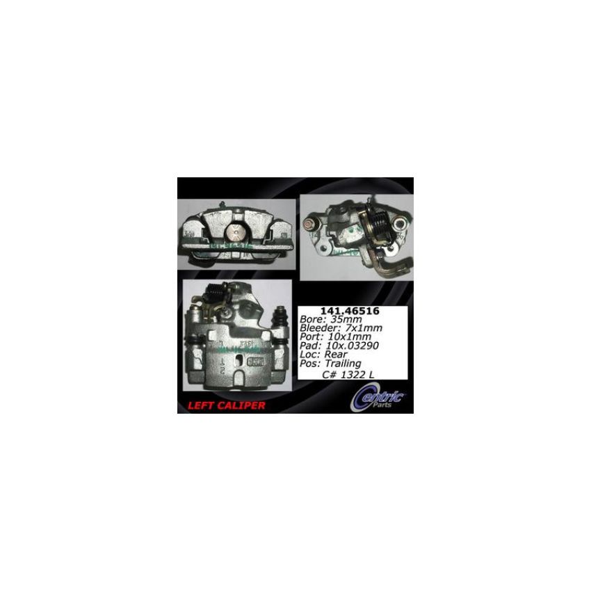 CENTRIC PARTS 141.46516 Centric Semi-Loaded Brake Caliper