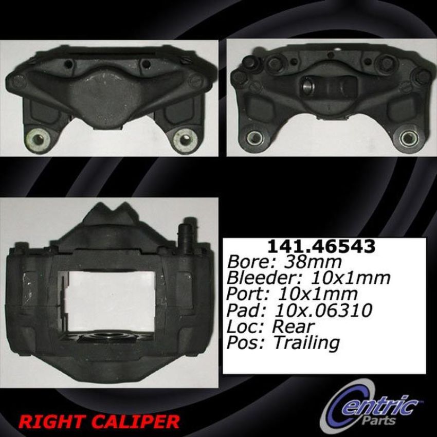 CENTRIC PARTS 141.46543 Centric Semi-Loaded Brake Caliper
