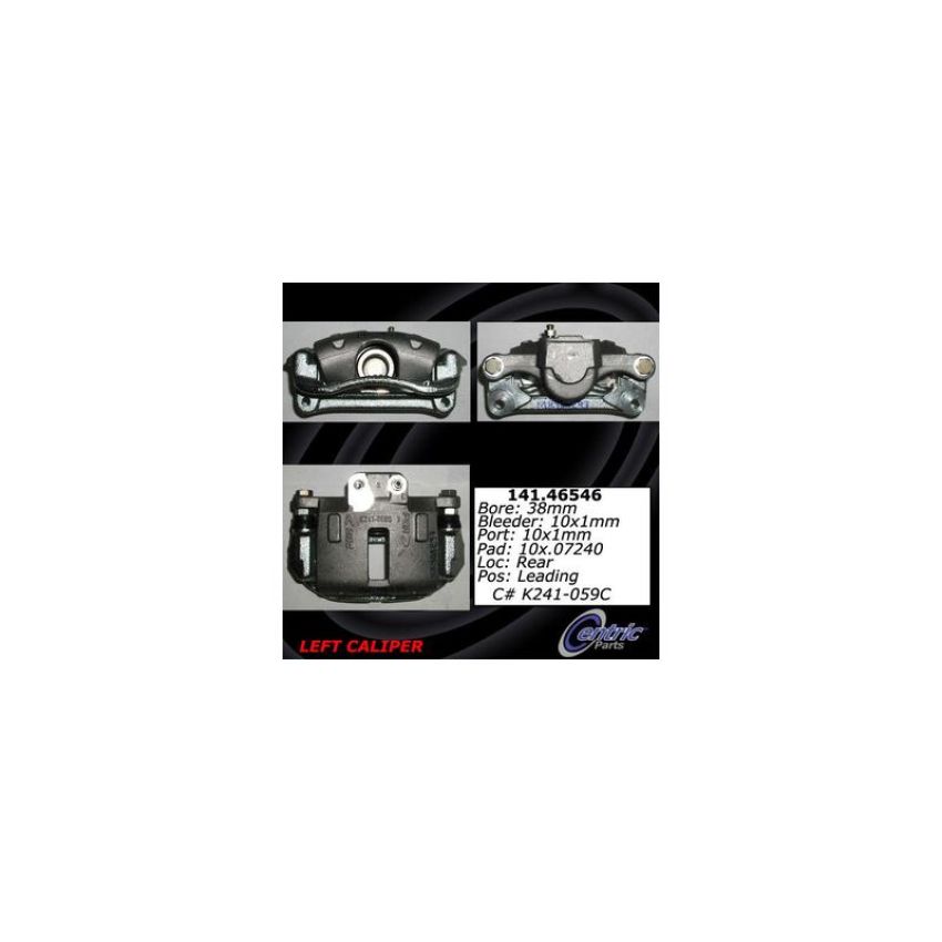 CENTRIC PARTS 141.46546 Centric Semi-Loaded Brake Caliper