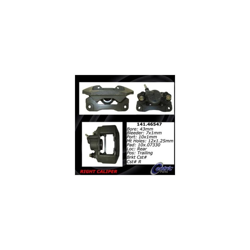 CENTRIC PARTS 141.46547 Centric Semi-Loaded Brake Caliper