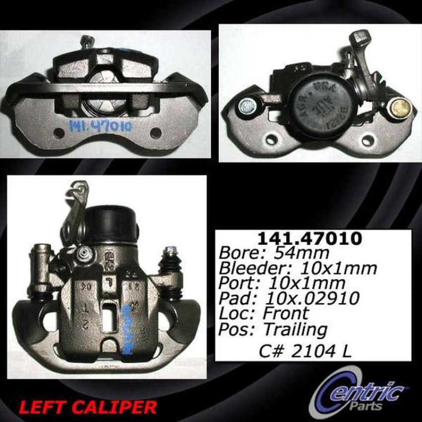 CENTRIC PARTS 141.47009 Centric Semi-Loaded Brake Caliper
