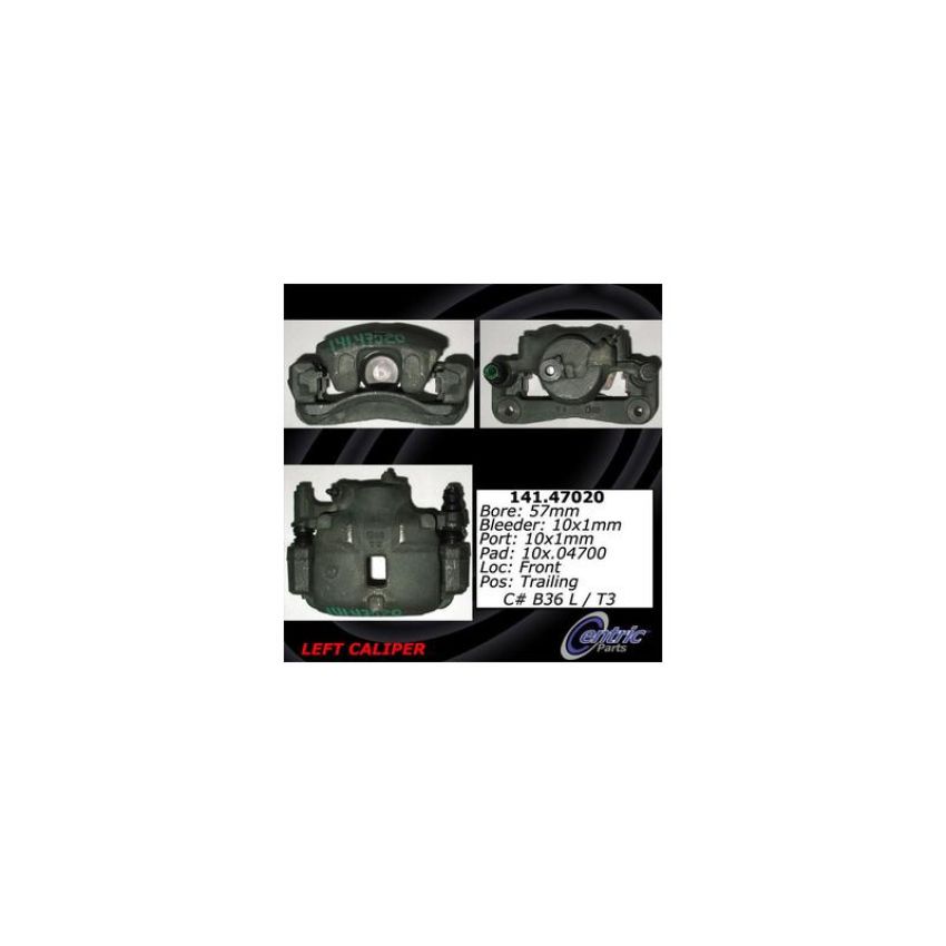 CENTRIC PARTS 141.47020 Centric Semi-Loaded Brake Caliper