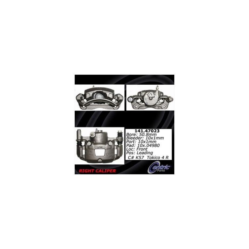 CENTRIC PARTS 141.47023 Centric Semi-Loaded Brake Caliper