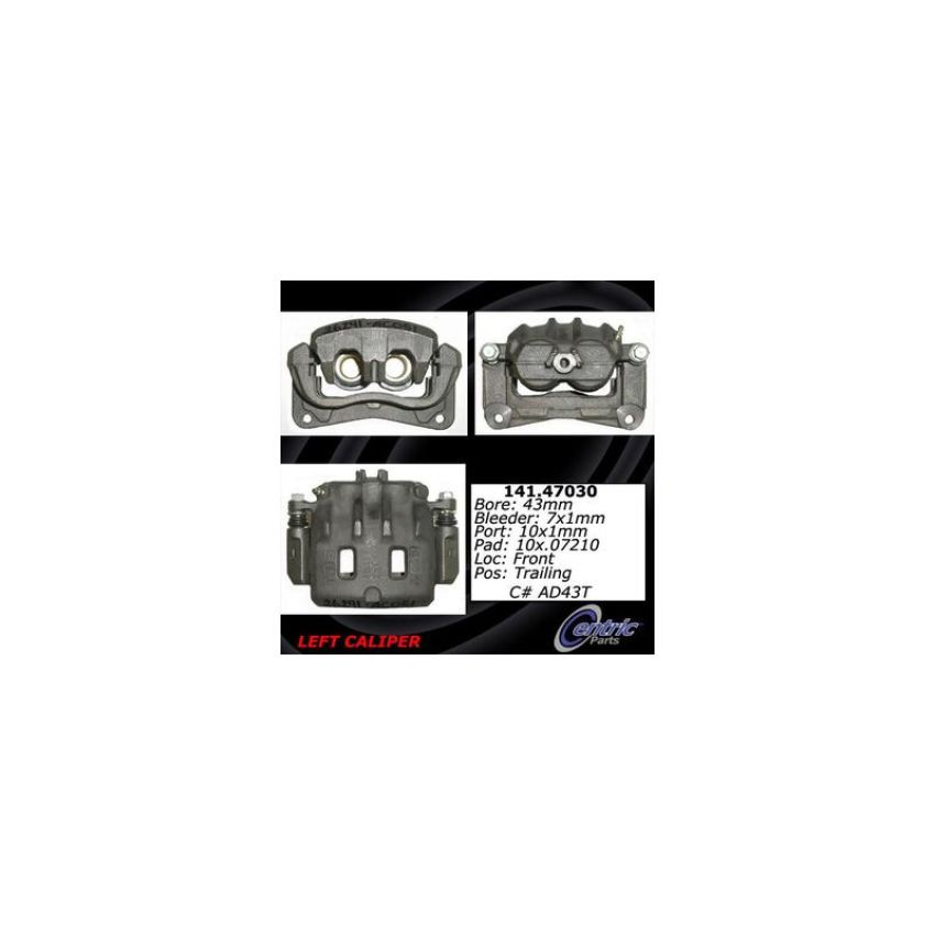 CENTRIC PARTS 141.47030 Centric Semi-Loaded Brake Caliper