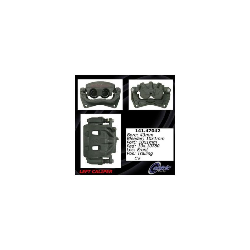 CENTRIC PARTS 141.47042 Centric Semi-Loaded Brake Caliper