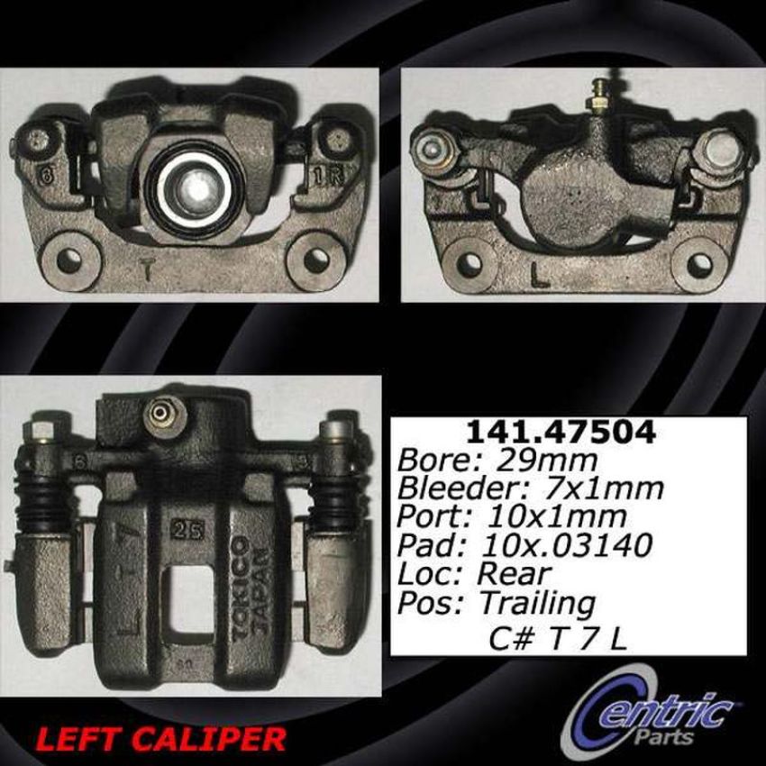 CENTRIC PARTS 141.47503 Centric Semi-Loaded Brake Caliper