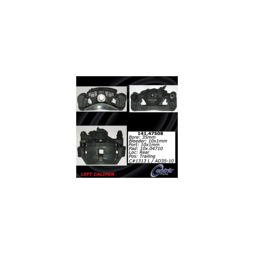 CENTRIC PARTS 141.47508 Centric Semi-Loaded Brake Caliper