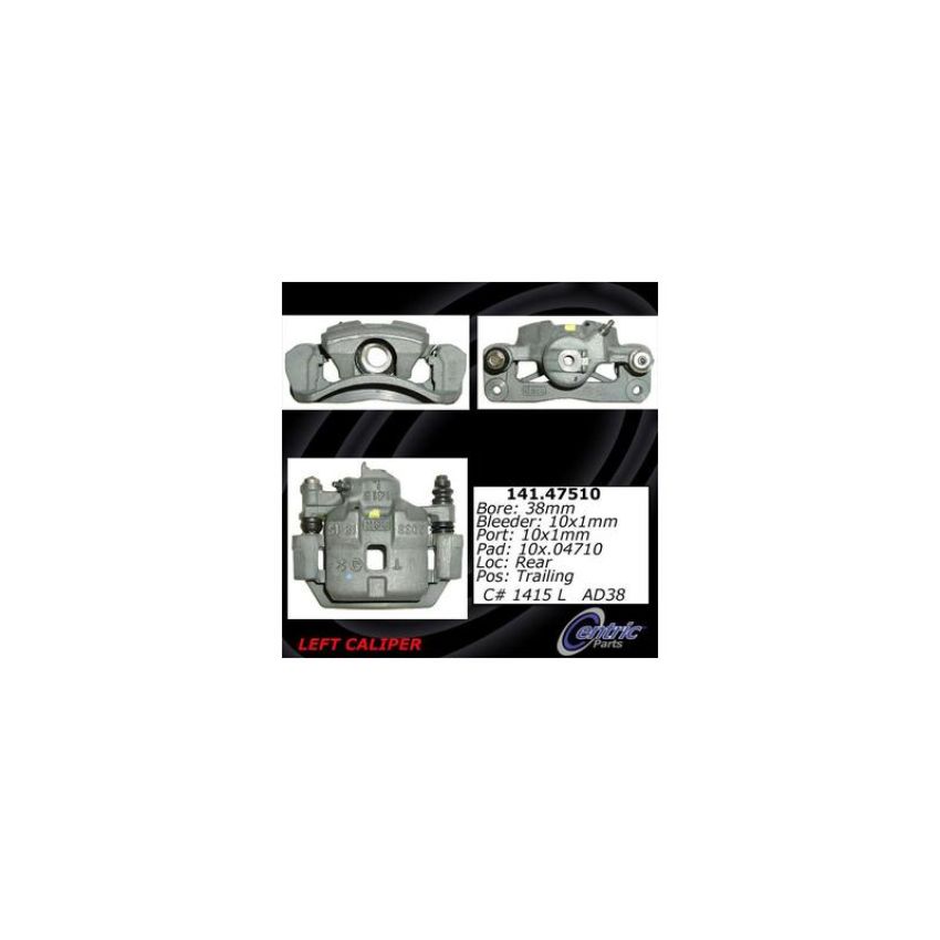 CENTRIC PARTS 141.47510 Centric Semi-Loaded Brake Caliper
