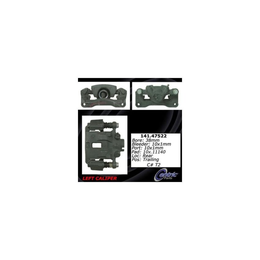 CENTRIC PARTS 141.47522 Centric Semi-Loaded Brake Caliper