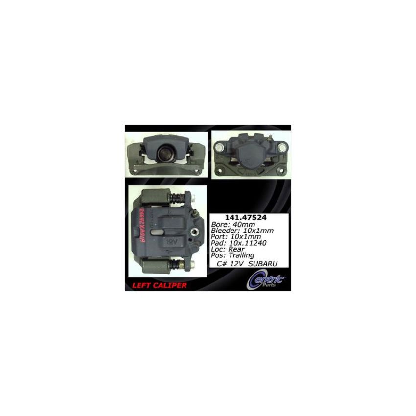 CENTRIC PARTS 141.47524 Centric Semi-Loaded Brake Caliper