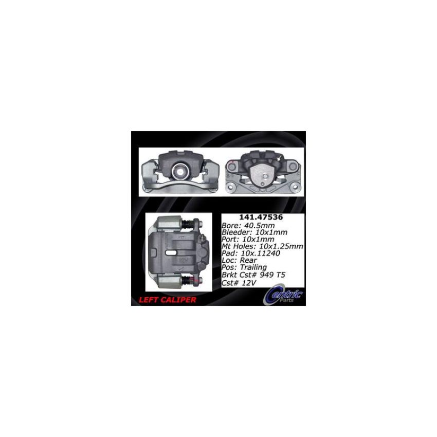 CENTRIC PARTS 141.47536 Centric Semi-Loaded Brake Caliper