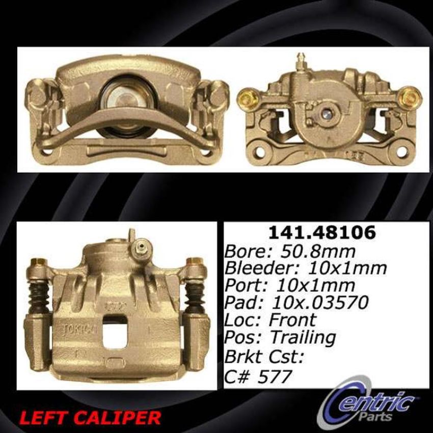 CENTRIC PARTS 141.48105 Centric Semi-Loaded Brake Caliper