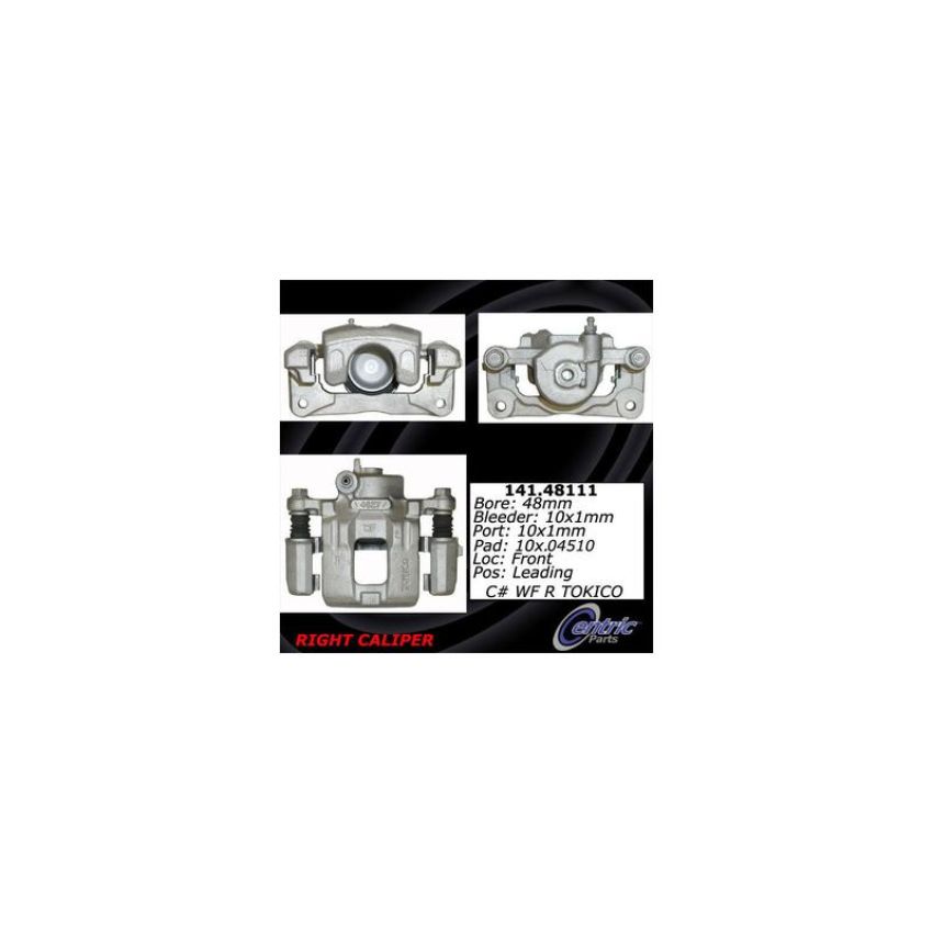 CENTRIC PARTS 141.48111 Centric Semi-Loaded Brake Caliper