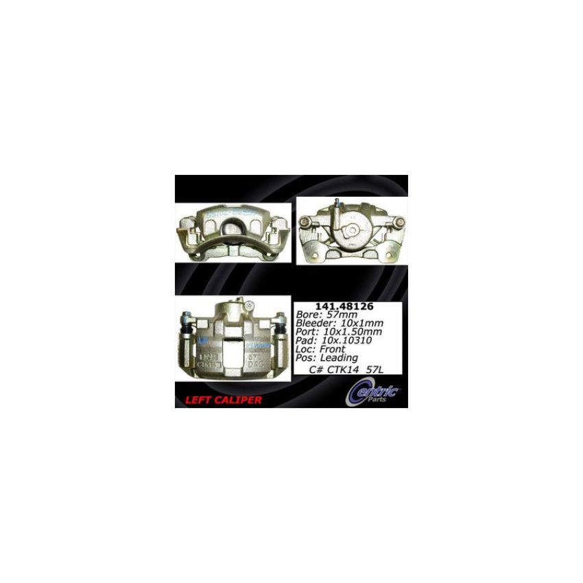 CENTRIC PARTS 141.48126 Centric Semi-Loaded Brake Caliper
