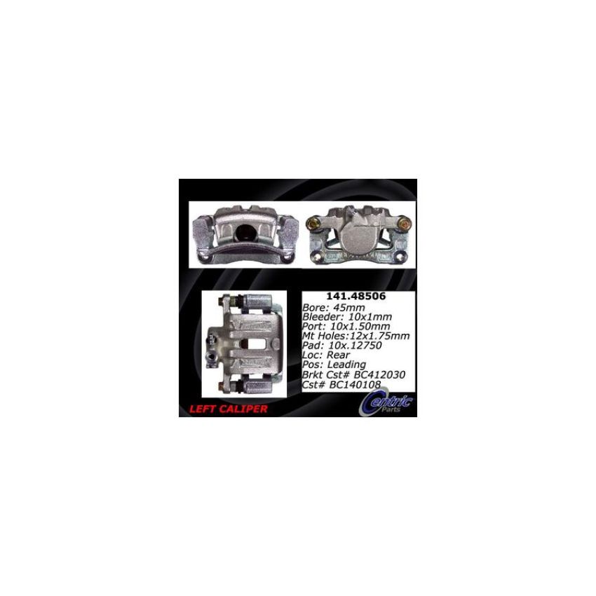 CENTRIC PARTS 141.48506 Centric Semi-Loaded Brake Caliper