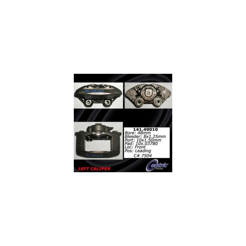 CENTRIC PARTS 141.49010 Centric Semi-Loaded Brake Caliper