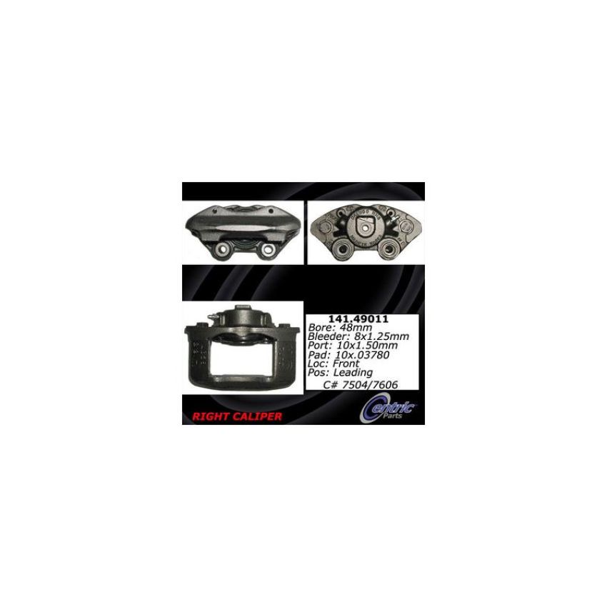 CENTRIC PARTS 141.49011 Centric Semi-Loaded Brake Caliper