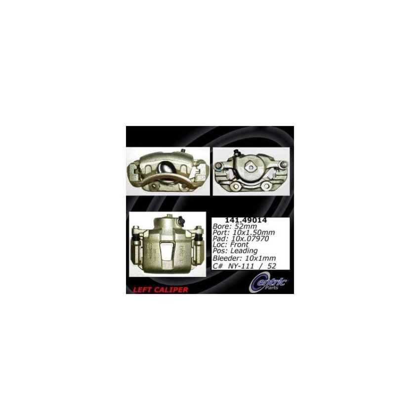 CENTRIC PARTS 141.49014 Centric Semi-Loaded Brake Caliper