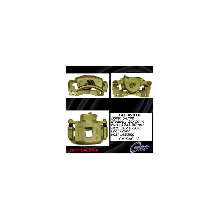 CENTRIC PARTS 141.49016 Centric Semi-Loaded Brake Caliper