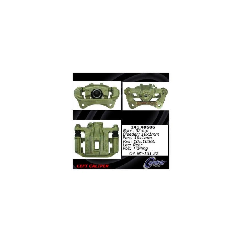 CENTRIC PARTS 141.49506 Centric Semi-Loaded Brake Caliper