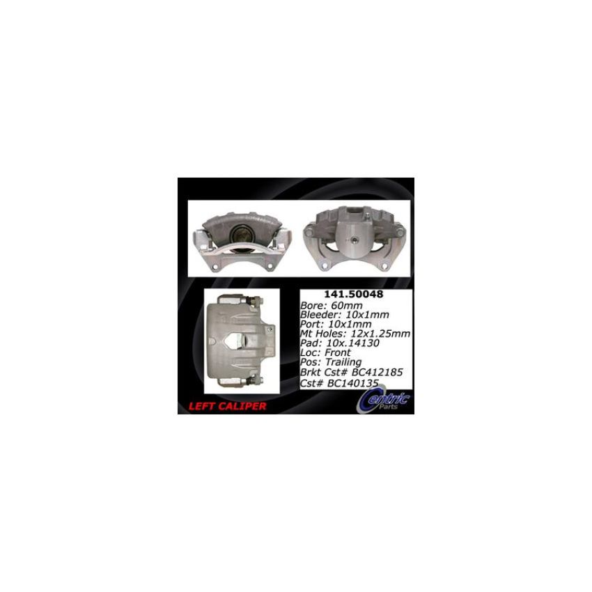 CENTRIC PARTS 141.50048 Centric Semi-Loaded Brake Caliper