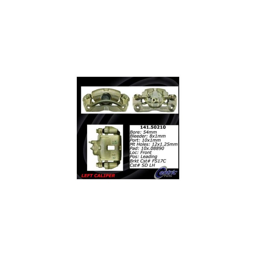 CENTRIC PARTS 141.50210 Centric Semi-Loaded Brake Caliper