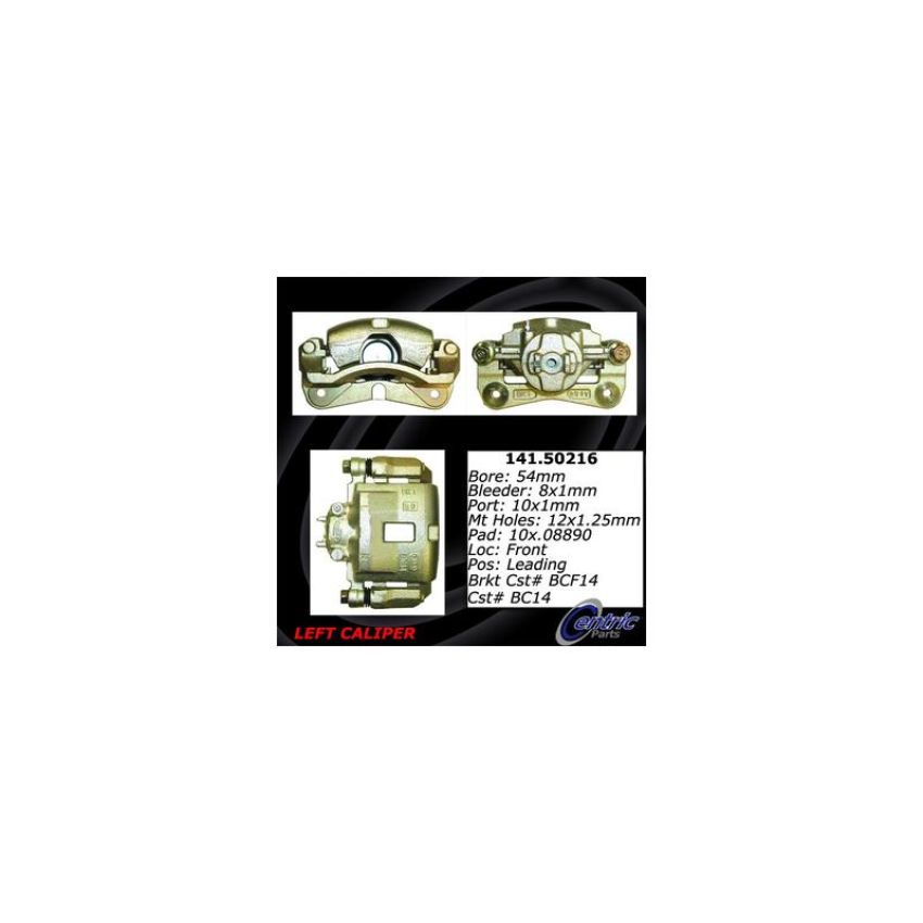 CENTRIC PARTS 141.50216 Centric Semi-Loaded Brake Caliper