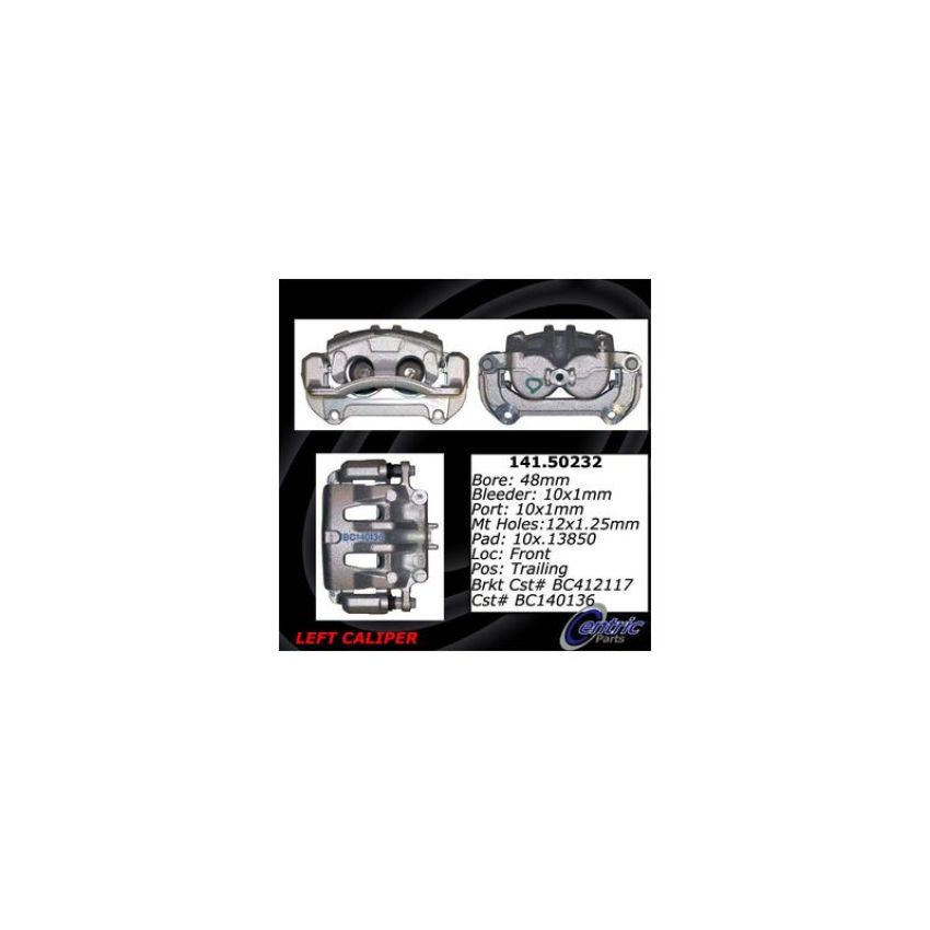 CENTRIC PARTS 141.50232 Centric Semi-Loaded Brake Caliper