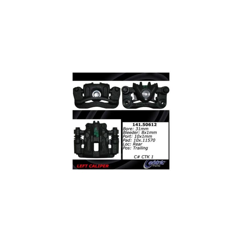 CENTRIC PARTS 141.50612 Centric Semi-Loaded Brake Caliper